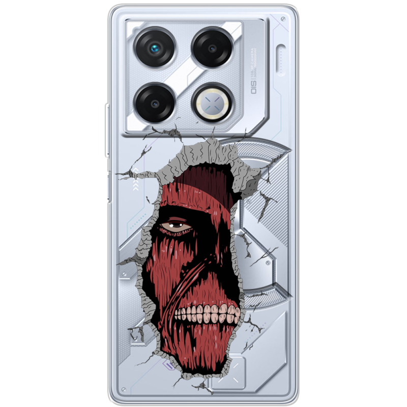 Прозрачный чехол BoxFace Infinix GT 20 Pro Нападение Титана