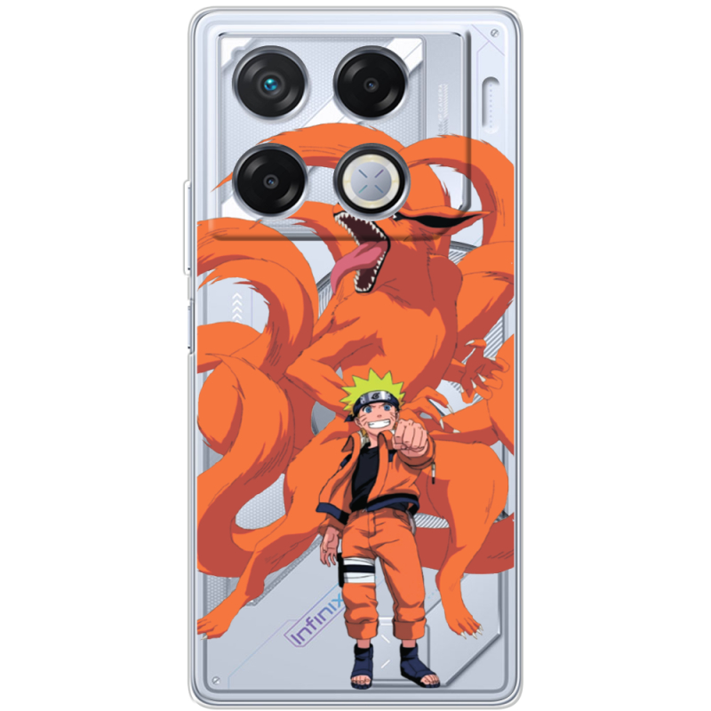 Прозрачный чехол BoxFace Infinix GT 20 Pro Naruto and Kurama
