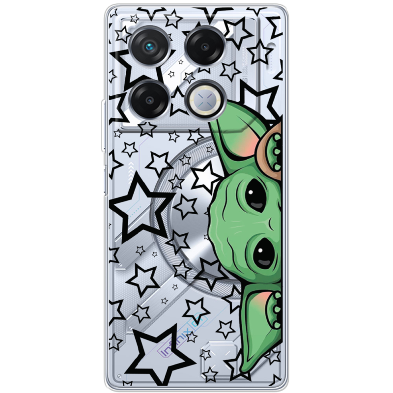 Прозрачный чехол BoxFace Infinix GT 20 Pro Baby Yoda