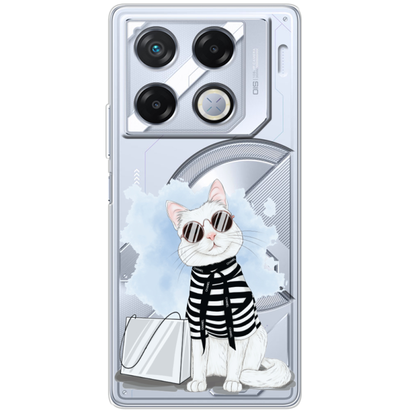 Прозрачный чехол BoxFace Infinix GT 20 Pro Cat Style