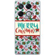 Прозрачный чехол BoxFace Infinix GT 20 Pro Vintage Christmas Pattern