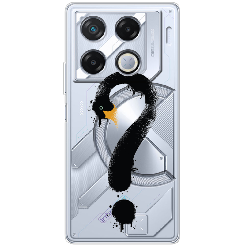 Прозрачный чехол BoxFace Infinix GT 20 Pro Swan question