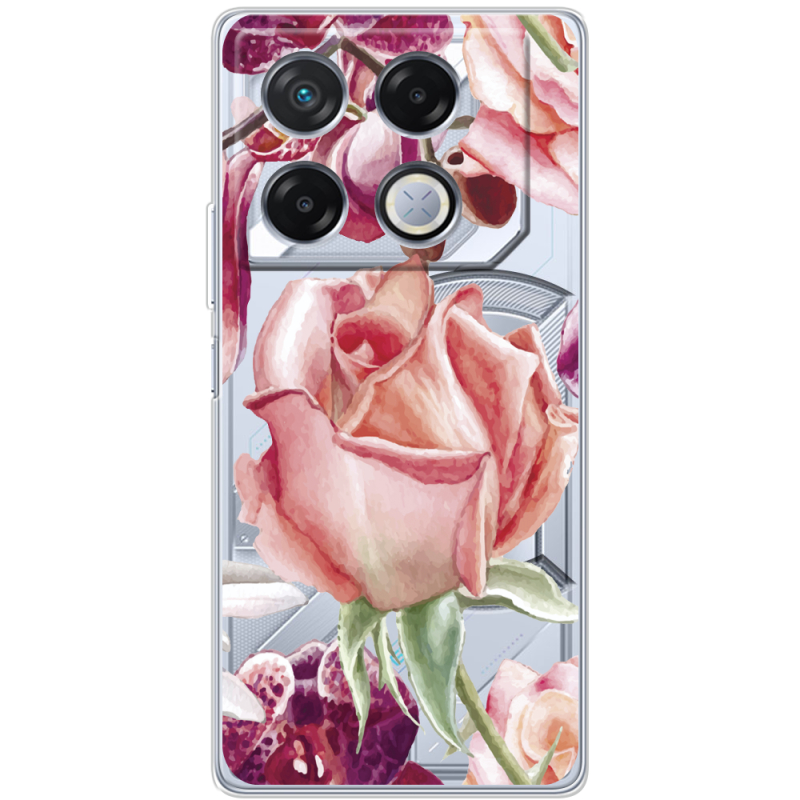 Прозрачный чехол BoxFace Infinix GT 20 Pro Rose