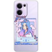 Прозорий чохол BoxFace OPPO Reno 13 FS 5G The Sakuras Will Cry For You