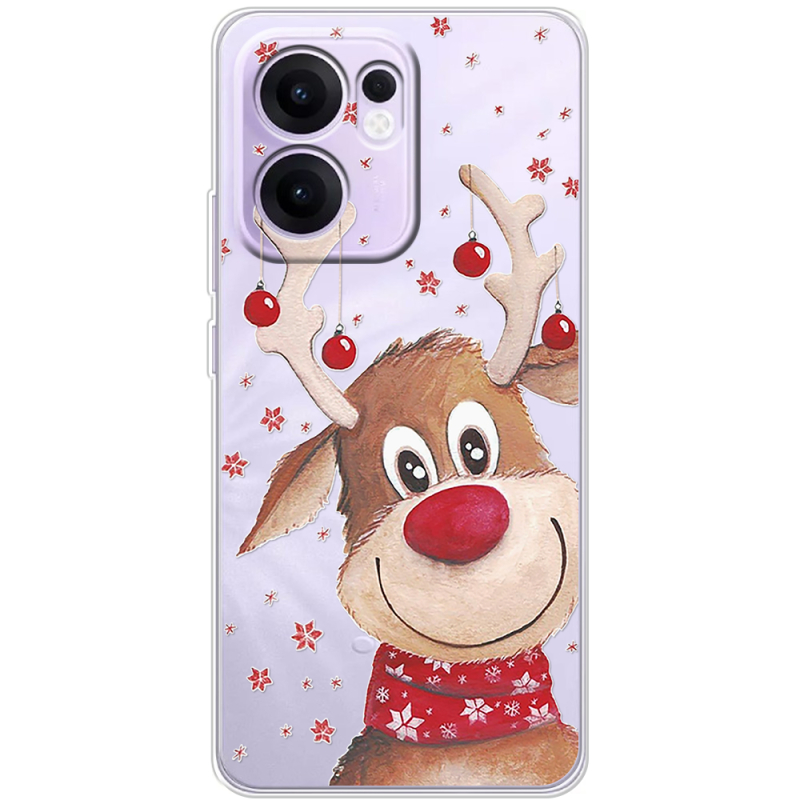 Прозорий чохол BoxFace OPPO Reno 13 FS 5G Winter Deer