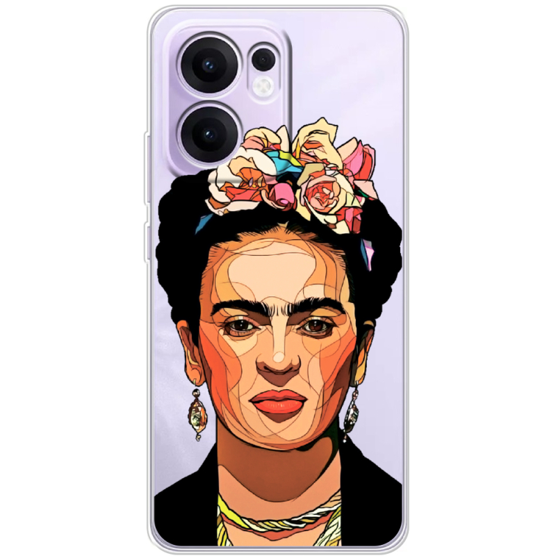 Прозорий чохол BoxFace OPPO Reno 13 FS 5G Фрида Кало