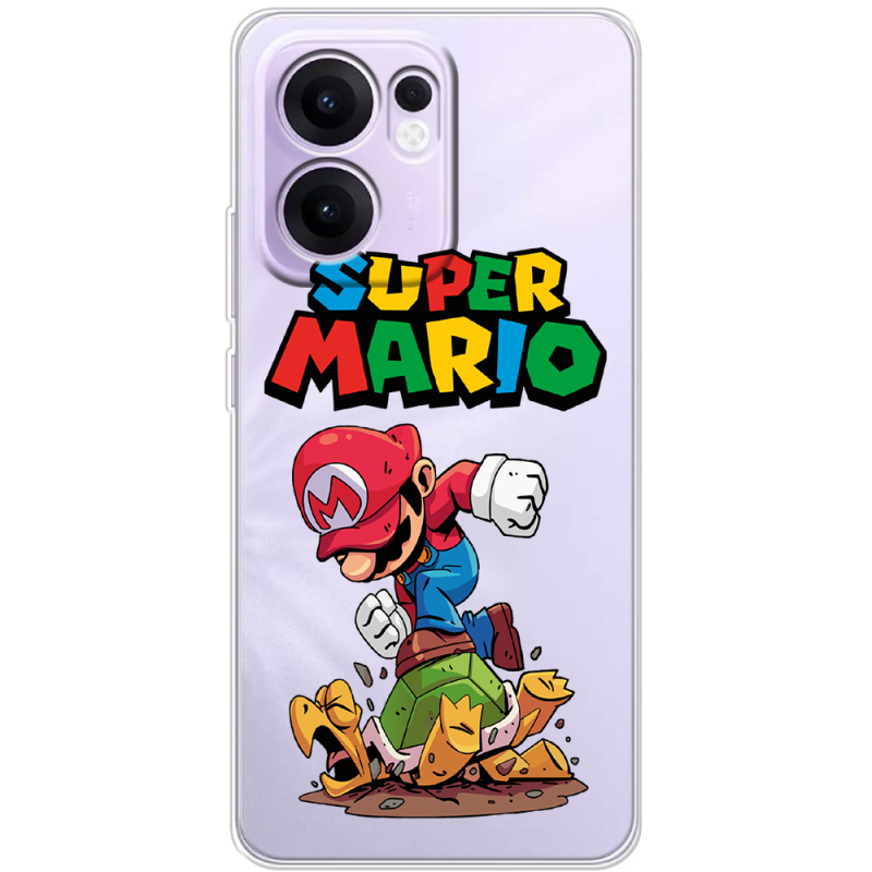 Прозорий чохол BoxFace OPPO Reno 13 FS 5G Super Mario