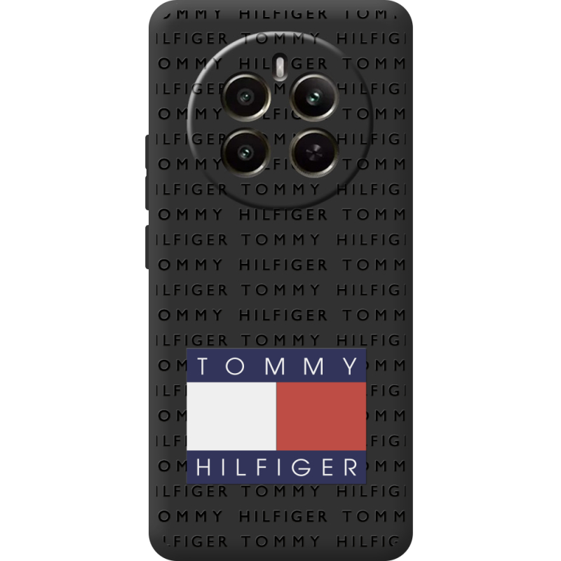 Чорний чохол BoxFace Realme 12 4G Tommy Print
