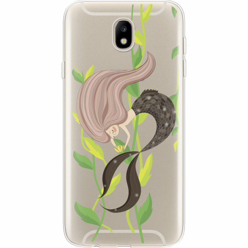 Прозрачный чехол Uprint Samsung J730 Galaxy J7 2017 Cute Mermaid