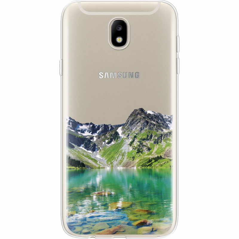 Прозрачный чехол Uprint Samsung J730 Galaxy J7 2017 Green Mountain