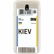 Прозрачный чехол Uprint Samsung J730 Galaxy J7 2017 Ticket Kiev