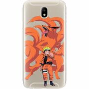 Прозрачный чехол Uprint Samsung J730 Galaxy J7 2017 Naruto and Kurama