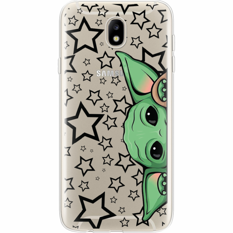 Прозрачный чехол Uprint Samsung J730 Galaxy J7 2017 Baby Yoda