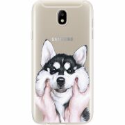 Прозрачный чехол Uprint Samsung J730 Galaxy J7 2017 Husky