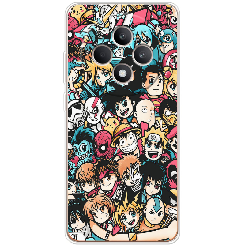Чохол BoxFace OPPO Reno 12 FS Anime Stickers