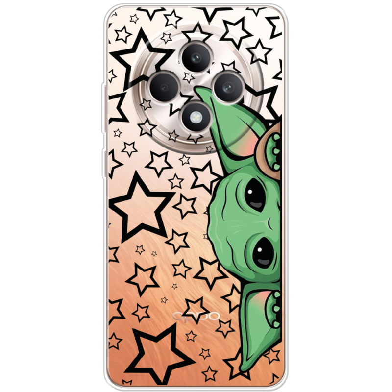 Прозорий чохол BoxFace OPPO Reno 12 FS Baby Yoda