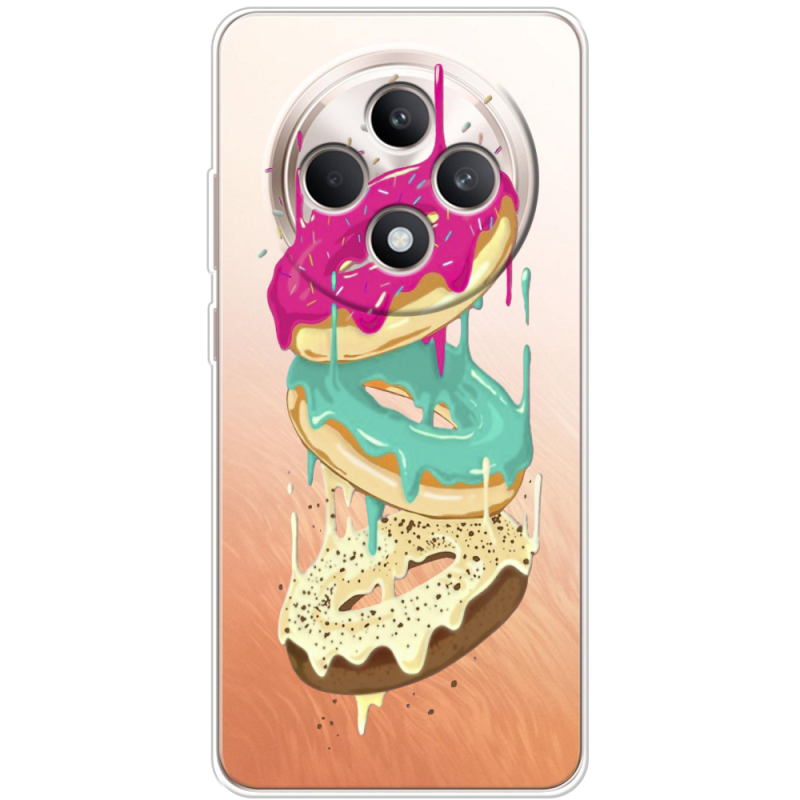 Прозорий чохол BoxFace OPPO Reno 12 FS Donuts