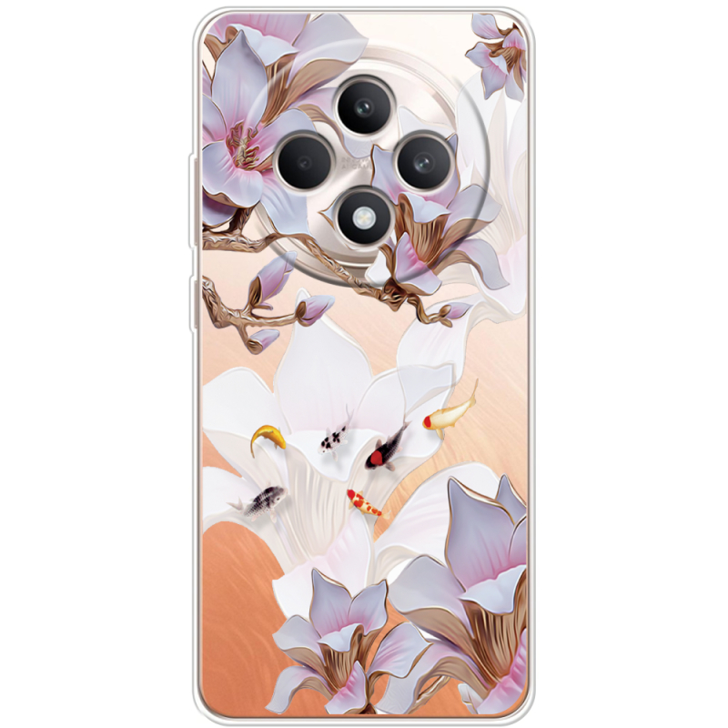 Прозорий чохол BoxFace OPPO Reno 12 FS Chinese Magnolia