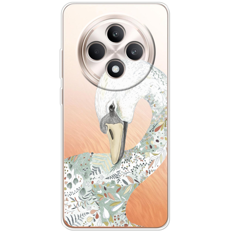 Прозорий чохол BoxFace OPPO Reno 12 FS Swan
