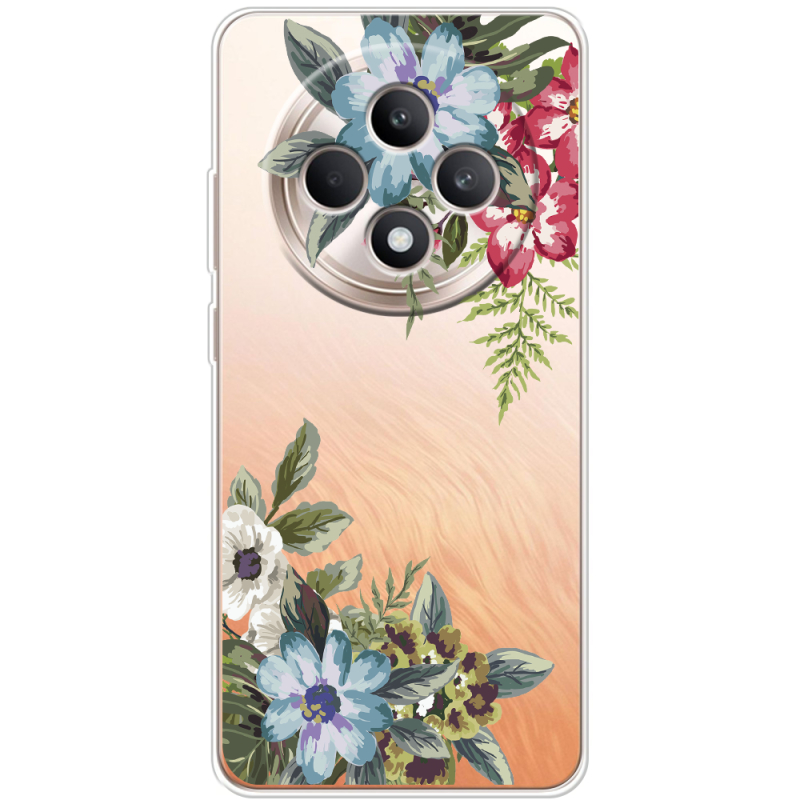 Прозорий чохол BoxFace OPPO Reno 12 FS Floral