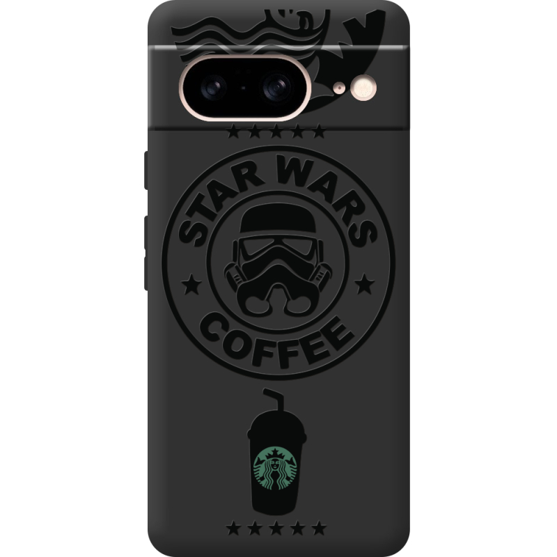 Черный чехол BoxFace Google Pixel 7 Dark Coffee