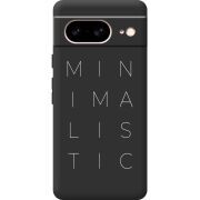 Черный чехол BoxFace Google Pixel 7 Minimalistic