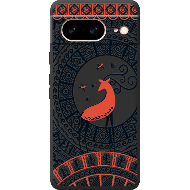Черный чехол BoxFace Google Pixel 7 Ornament