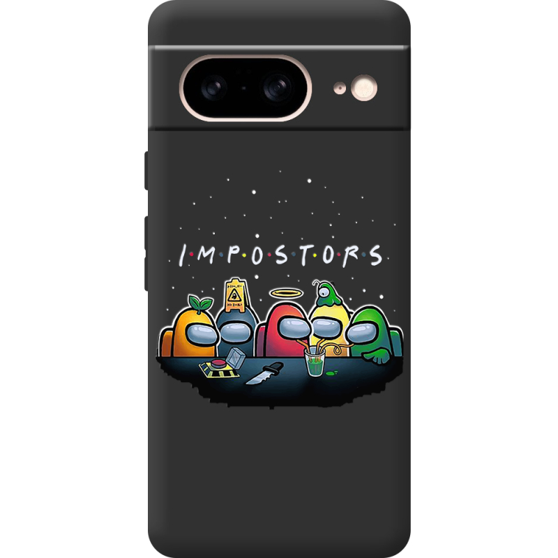 Черный чехол BoxFace Google Pixel 7 Among Us Impostors