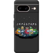 Черный чехол BoxFace Google Pixel 7 Among Us Impostors