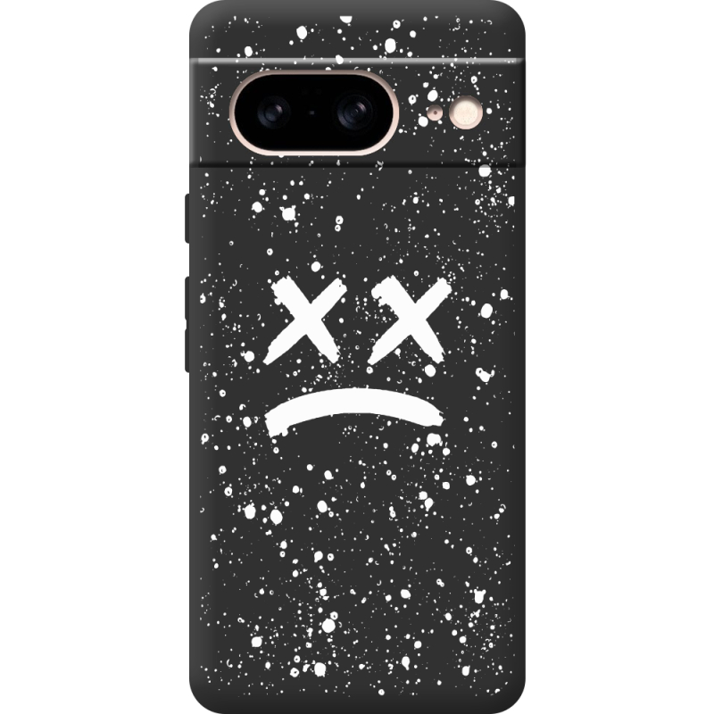 Черный чехол BoxFace Google Pixel 7 Sad Way