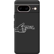 Черный чехол BoxFace Google Pixel 7 Pew Pew