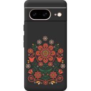Черный чехол BoxFace Google Pixel 7 Ukrainian Ornament