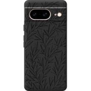 Черный чехол BoxFace Google Pixel 7 Leaves