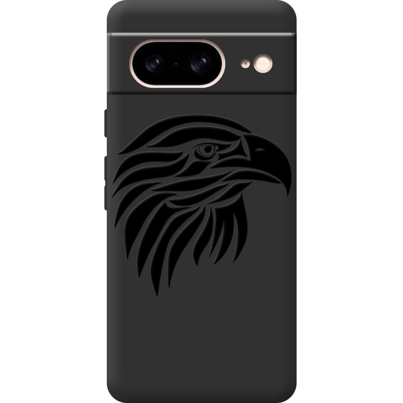 Черный чехол BoxFace Google Pixel 7 Eagle