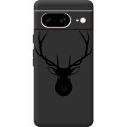 Черный чехол BoxFace Google Pixel 7 Deer