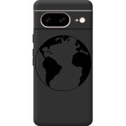 Черный чехол BoxFace Google Pixel 7 Earth