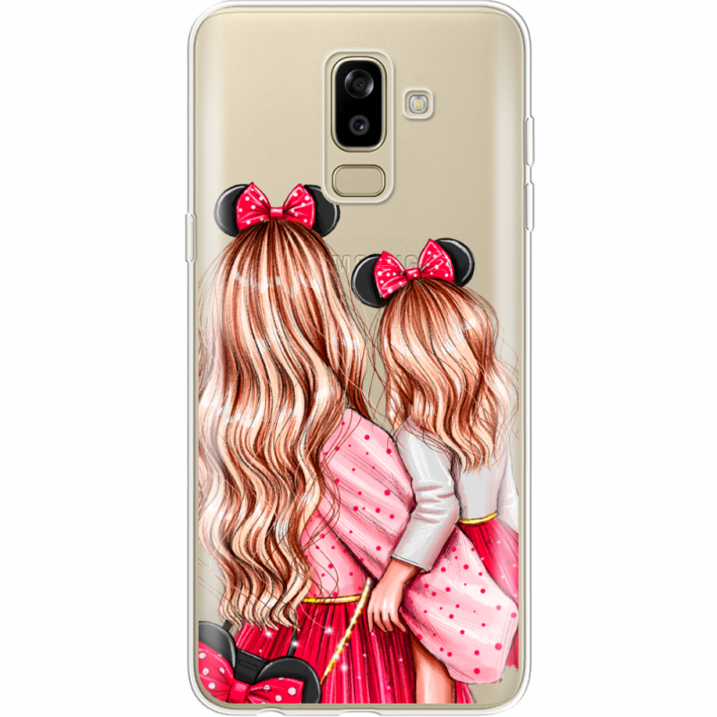 Прозрачный чехол Uprint Samsung J810 Galaxy J8 2018 Mouse Girls
