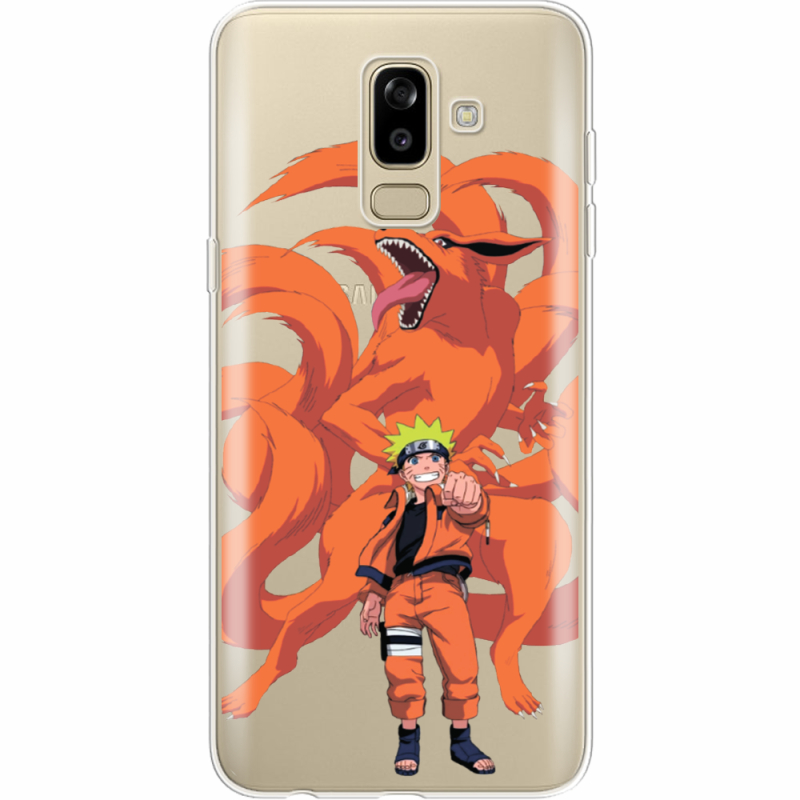 Прозрачный чехол Uprint Samsung J810 Galaxy J8 2018 Naruto and Kurama