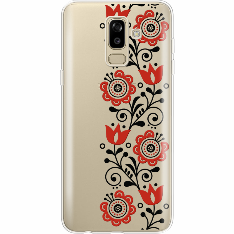 Прозрачный чехол Uprint Samsung J810 Galaxy J8 2018 Ethno Ornament