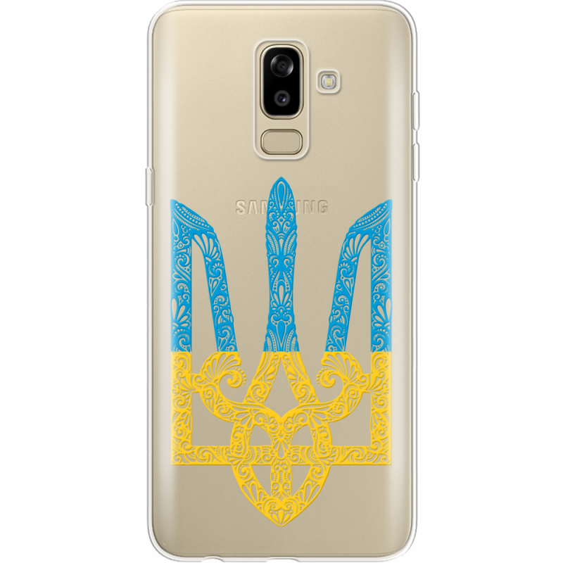 Прозрачный чехол Uprint Samsung J810 Galaxy J8 2018 Gold Trident