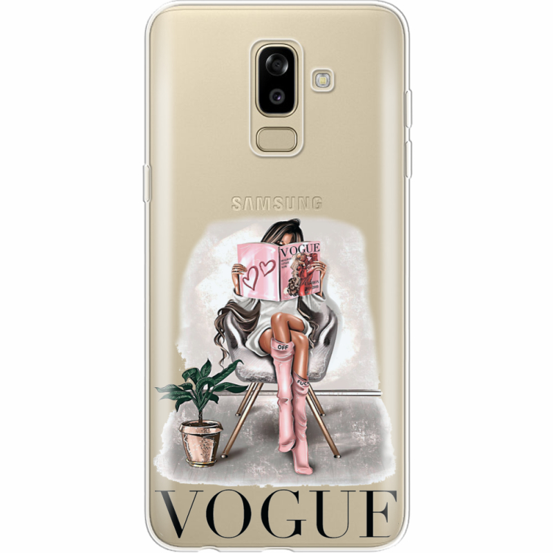 Прозрачный чехол Uprint Samsung J810 Galaxy J8 2018 VOGUE