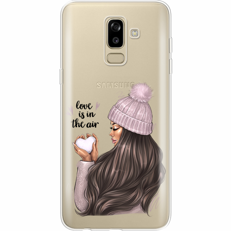 Прозрачный чехол Uprint Samsung J810 Galaxy J8 2018 love is in the air