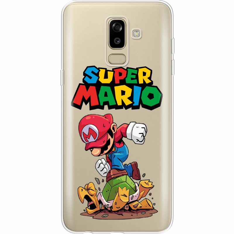 Прозрачный чехол Uprint Samsung J810 Galaxy J8 2018 Super Mario