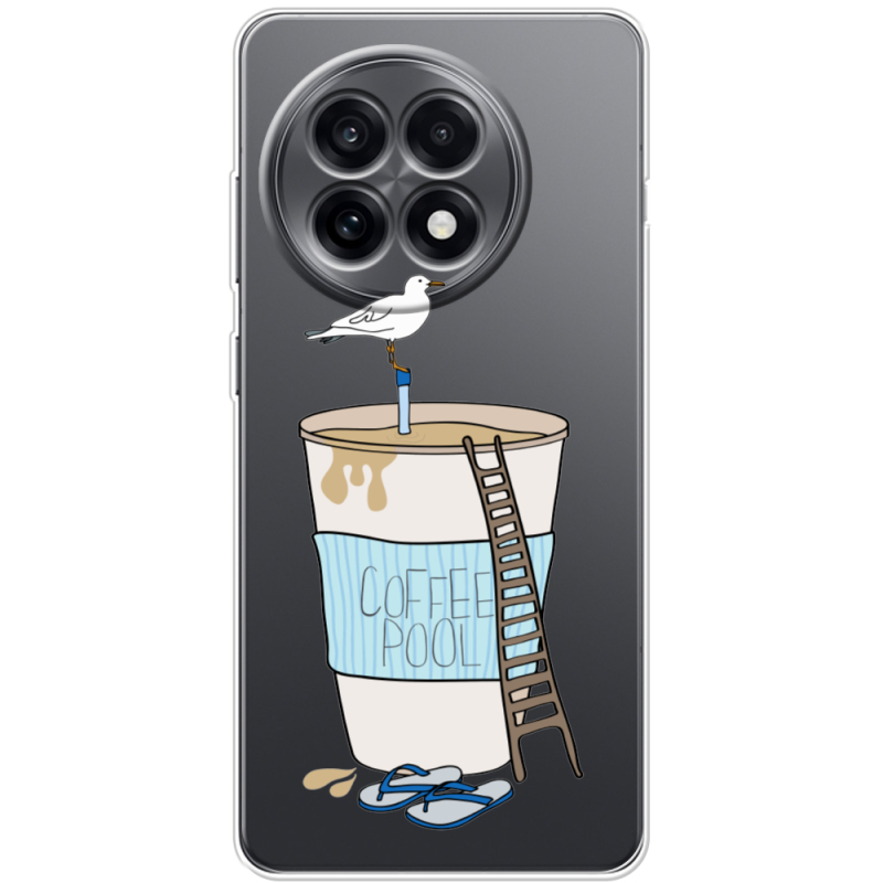 Прозорий чохол BoxFace OnePlus 13R Segull in Cofee Pool