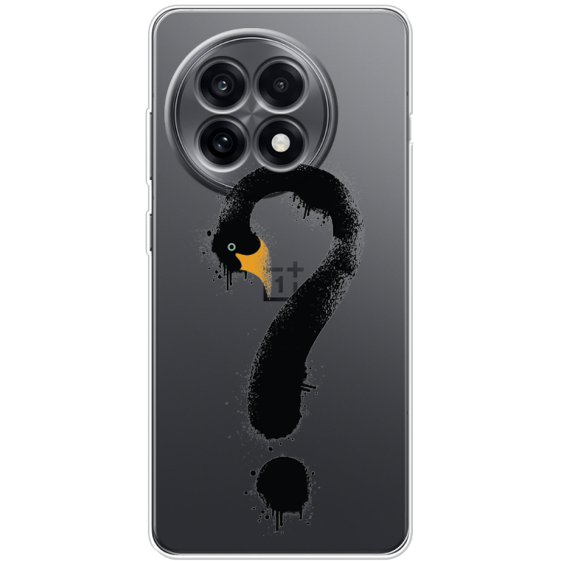 Прозорий чохол BoxFace OnePlus 13R Swan question