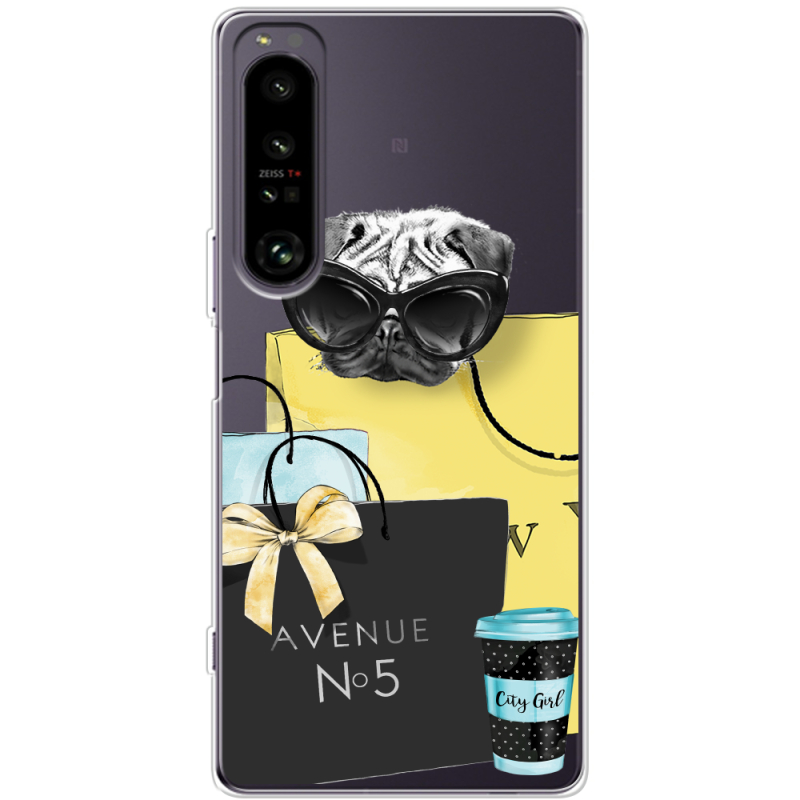 Прозорий чохол BoxFace Sony Xperia 1 IV Fashion Pug