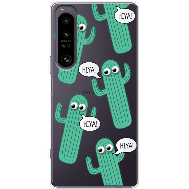 Прозорий чохол BoxFace Sony Xperia 1 IV с 3D-глазками HIYA