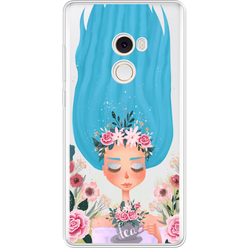 Прозрачный чехол Uprint Xiaomi Mi Mix 2 Blue Hair