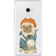 Прозрачный чехол Uprint Xiaomi Mi Mix 2 Dog Coffeeman