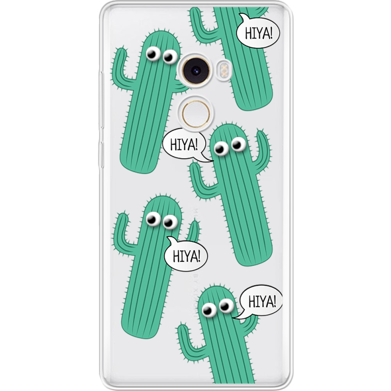 Прозрачный чехол Uprint Xiaomi Mi Mix 2 с 3D-глазками HIYA